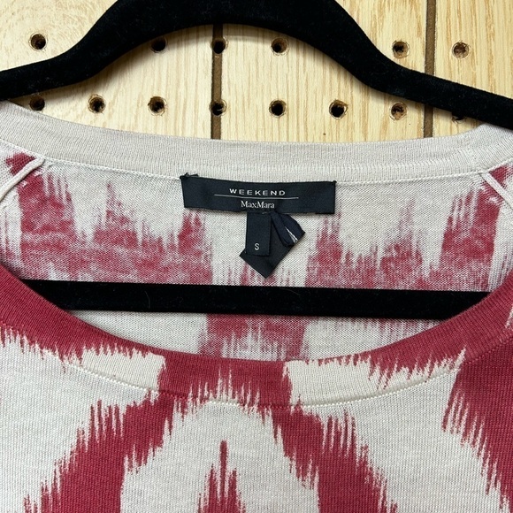 MaxMara Red And Tan Top - Picture 2 of 3